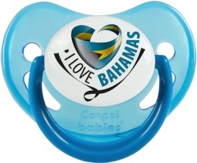 I Love Bahamas Sucette Physiologique Bleue phosphorescente