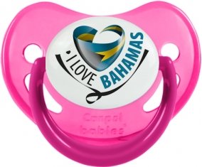 I Love Bahamas Sucette Physiologique Rose phosphorescente