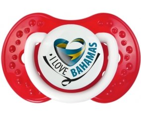 I Love Bahamas Sucette LOVI Dynamic Blanc-rouge classique