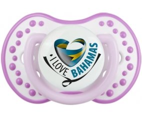 I Love Bahamas Sucette LOVI Dynamic Blanc-mauve classique