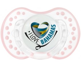 I Love Bahamas Sucette LOVI Dynamic Retro-blanc-rose-tendre classique