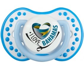 I Love Bahamas Sucette LOVI Dynamic Blanc-bleu phosphorescente