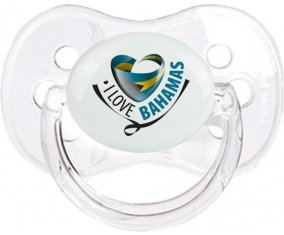 I Love Bahamas Tétine Cerise Transparent classique