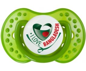 I Love Bangladesh : Sucette LOVI Dynamic personnalisée