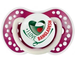 I Love Bangladesh Sucete LOVI Dynamic Fuchsia phosphorescente