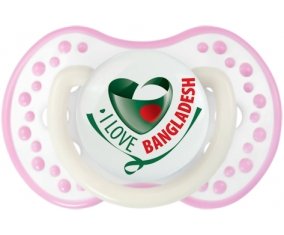 I Love Bangladesh Sucete LOVI Dynamic Blanc-rose phosphorescente