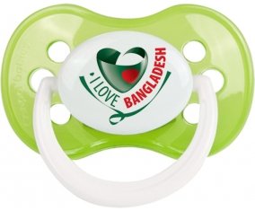 I Love Bangladesh Sucete Anatomique Vert classique