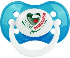 I Love Bangladesh Sucete Anatomique Cyan classique
