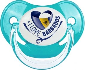 I Love Barbados : Sucette Physiologique personnalisée