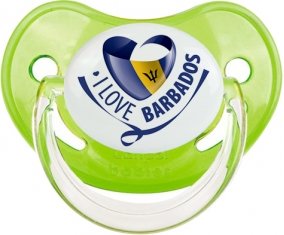 I Love Barbados Sucete Physiologique Vert classique