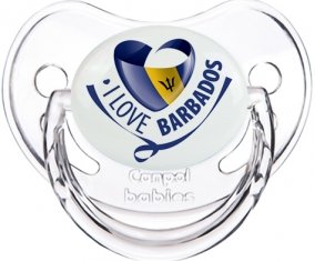 I Love Barbados Sucete Physiologique Transparent classique