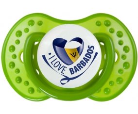 I Love Barbados : Tétine LOVI Dynamic personnalisée