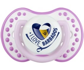 I Love Barbados Tétine LOVI Dynamic Blanc-mauve classique