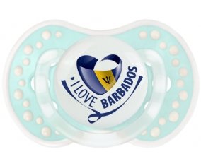 I Love Barbados Tétine LOVI Dynamic Retro-turquoise-lagon classique