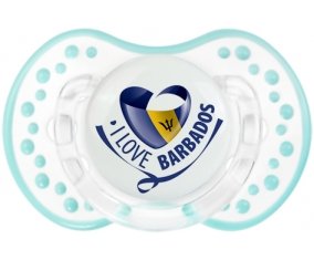 I Love Barbados Tétine LOVI Dynamic Retro-blanc-lagon classique