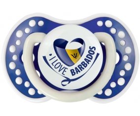 I Love Barbados Tétine LOVI Dynamic Bleu-marine phosphorescente