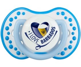 I Love Barbados Tétine LOVI Dynamic Blanc-bleu phosphorescente
