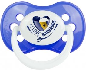 I Love Barbados : Sucette Anatomique personnalisée