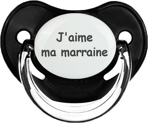 J'aime ma marraine style1: Sucette Physiologique-su7.fr