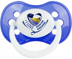 I Love Bosnia and Herzegovina : Sucette Anatomique personnalisée