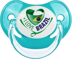 I Love Brazil : Tétine Physiologique personnalisée