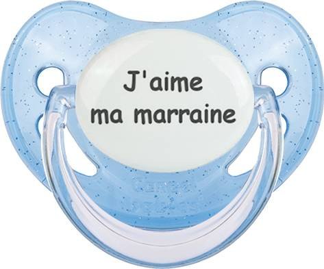 J'aime ma marraine style1: Sucette Physiologique-su7.fr