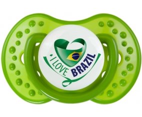 I Love Brazil : Sucette LOVI Dynamic personnalisée
