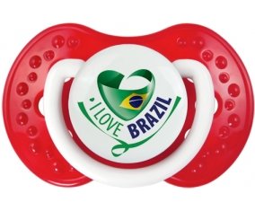 I Love Brazil Sucete LOVI Dynamic Blanc-rouge classique