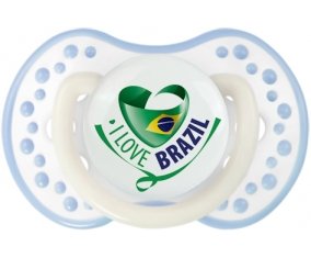 I Love Brazil Sucete LOVI Dynamic Blanc-cyan classique