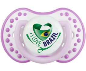 I Love Brazil Sucete LOVI Dynamic Blanc-mauve classique