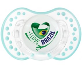 I Love Brazil Sucete LOVI Dynamic Retro-blanc-lagon classique