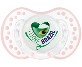 I Love Brazil Sucete LOVI Dynamic Retro-blanc-rose-tendre classique