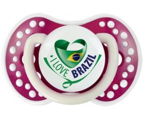 I Love Brazil Sucete LOVI Dynamic Fuchsia phosphorescente