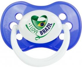 I Love Brazil : Sucette Anatomique personnalisée
