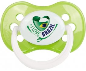 I Love Brazil Sucete Anatomique Vert classique