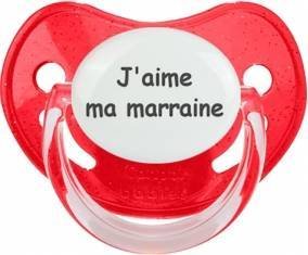 J'aime ma marraine style1: Sucette Physiologique-su7.fr