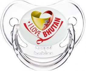 I Love Bhutan Sucete Physiologique Transparent classique