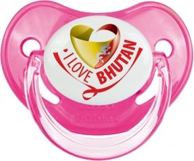 I Love Bhutan Sucete Physiologique Rose classique