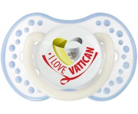 I Love Vatican Sucette LOVI Dynamic Blanc-cyan classique