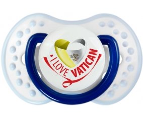 I Love Vatican Sucette LOVI Dynamic Marine-blanc-bleu classique