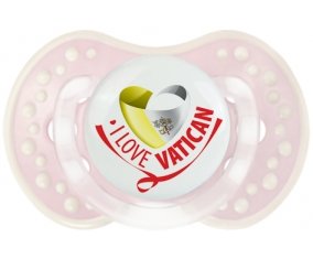 I Love Vatican Sucette LOVI Dynamic Retro-rose-tendre classique