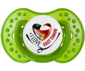 I Love East Timor Sucette LOVI Dynamic Vert classique