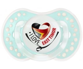 I Love East Timor Sucette LOVI Dynamic Retro-turquoise-lagon classique