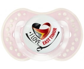 I Love East Timor Sucette LOVI Dynamic Retro-rose-tendre classique