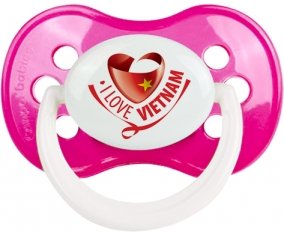 I Love Vietnam Sucete Anatomique Rose foncé classique