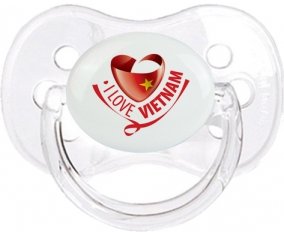 I Love Vietnam Sucete Cerise Transparent classique