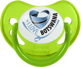I Love Bostwana Sucete Physiologique Vert phosphorescente