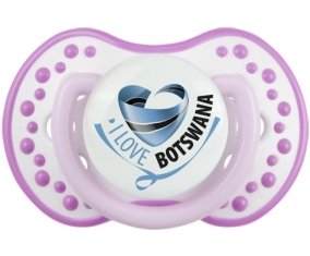 I Love Bostwana Tétine LOVI Dynamic Blanc-mauve classique
