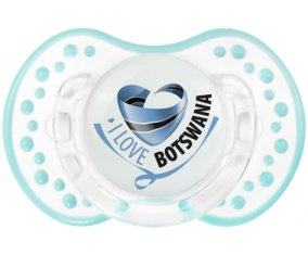 I Love Bostwana Tétine LOVI Dynamic Retro-blanc-lagon classique