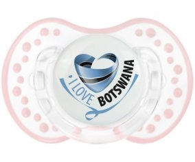I Love Bostwana Tétine LOVI Dynamic Retro-blanc-rose-tendre classique